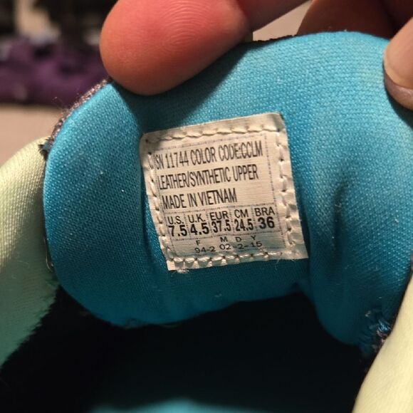 Skechers Gray and Blue Athletic Shoes - Picture 6 of 6